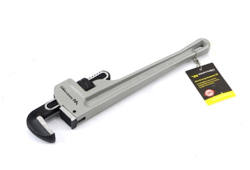 Klucz do rur typ amerykański   14" uchwyt aluminium wzmocniony szczęki CrMo max średnica Waryński-29685