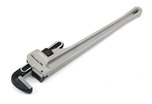 Klucz do rur typ amerykański   24" uchwyt aluminium wzmocniony szczęki CrMo max średnica Waryński-29691