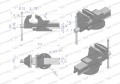 Imadło ślusarskie z żeliwa sferoidalnego stałe 100 mm Waryński-22300
