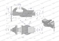 Imadło ślusarskie ciężkie z żeliwa sferoidalnego stałe 150 mm Waryński-40551