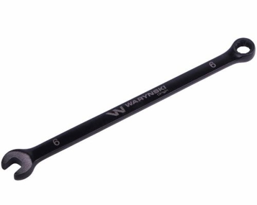 Klucz płasko-oczkowy 6 mm. CrV standard ASME B107-2010 Waryński-19527