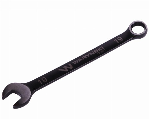 Klucz płasko-oczkowy 19 mm. CrV standard ASME B107-2010 Waryński-19566