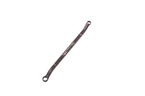 Klucz oczkowy odsadzony 6 x 7 mm. CrV standard ASME B107.9 Waryński-20288