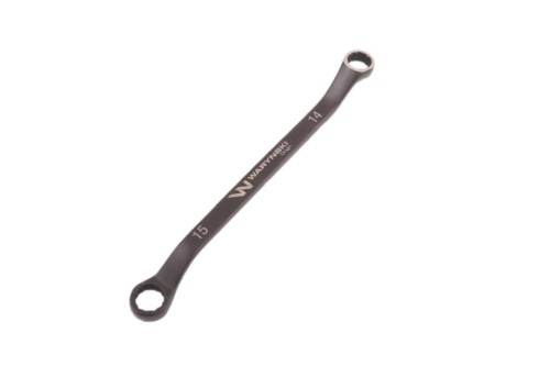 Klucz oczkowy odsadzony 14 x 15 mm. CrV standard ASME B107.9 Waryński-20298