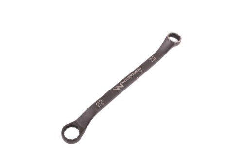 Klucz oczkowy odsadzony 20 x 22 mm. CrV standard ASME B107.9 Waryński-20308