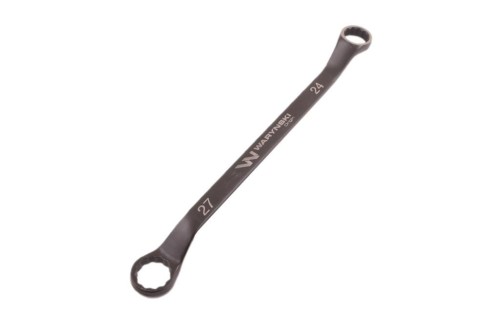 Klucz oczkowy odsadzony 24 x 27 mm. CrV standard ASME B107.9 Waryński-20312
