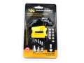 Zestaw kluczy TORX T10-T50 ze stali S2 9el w uchwycie Waryński-28505