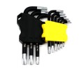 Zestaw kluczy TORX T10-T50 ze stali S2 9el w uchwycie Waryński-28506