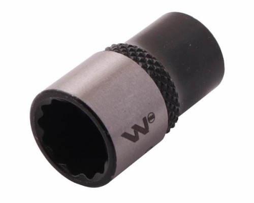 Nasadka dwunastokątna 1/4". 9 mm. CrV50BV30. DIN 3124. Waryński-19021
