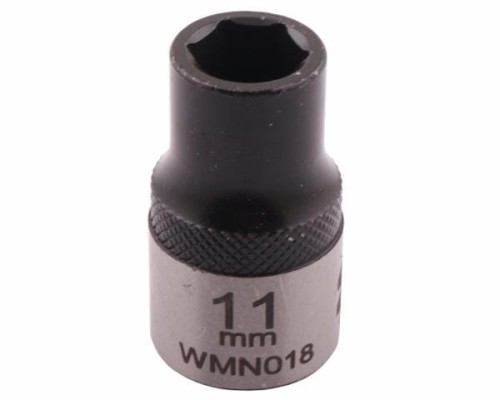 Nasadka sześciokątna 1/2". 11 mm. CrV50BV30. DIN 3124. Waryński-18719