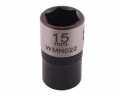 Nasadka sześciokątna 1/2". 15 mm. CrV50BV30. DIN 3124. Waryński-18739