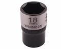 Nasadka sześciokątna 1/2". 18 mm. CrV50BV30. DIN 3124. Waryński-18751
