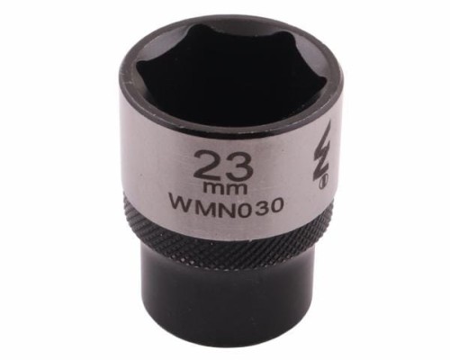 Nasadka sześciokątna 1/2". 23 mm. CrV50BV30. DIN 3124. Waryński-18768