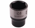 Nasadka sześciokątna 1/2". 24 mm. CrV50BV30. DIN 3124. Waryński-18774