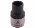 Nasadka dwunastokątna 3/8". 9 mm. CrV50BV30. DIN 3124. Waryński-18826