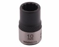 Nasadka dwunastokątna 3/8". 10 mm. CrV50BV30. DIN 3124. Waryński-18830