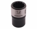 Nasadka dwunastokątna 3/8". 12 mm. CrV50BV30. DIN 3124. Waryński-18836