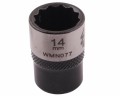 Nasadka dwunastokątna 3/8". 14 mm. CrV50BV30. DIN 3124. Waryński-18844