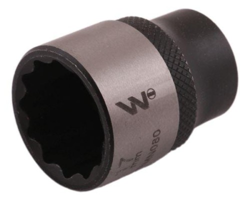 Nasadka dwunastokątna 3/8". 17 mm. CrV50BV30. DIN 3124. Waryński-18856