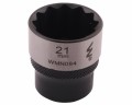 Nasadka dwunastokątna 3/8". 21 mm. CrV50BV30. DIN 3124. Waryński-18928