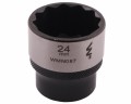 Nasadka dwunastokątna 3/8". 24 mm. CrV50BV30. DIN 3124. Waryński-18938
