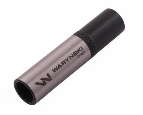 Nasadka dwunastokątna 1/4". 9 mm. długa. CrV50BV30. DIN 3124. Waryński-19073