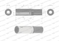 Nasadka dwunastokątna 1/4". 9 mm. długa. CrV50BV30. DIN 3124. Waryński-19076