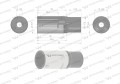 Nasadka dwunastokątna 1/4". 14 mm. długa. CrV50BV30. DIN 3124. Waryński-19095