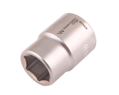 Nasadka sześciokątna 3/4". 22 mm. CrV50BV30. DIN 3124. Waryński-20328