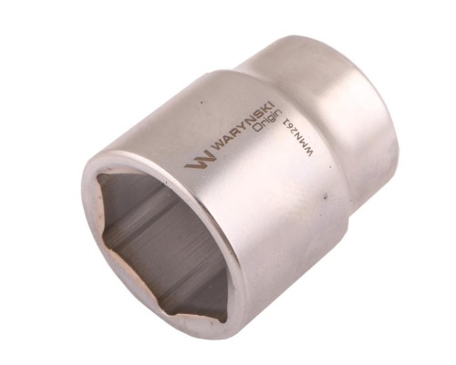 Nasadka sześciokątna 3/4". 38 mm. CrV50BV30. DIN 3124. Waryński-23405
