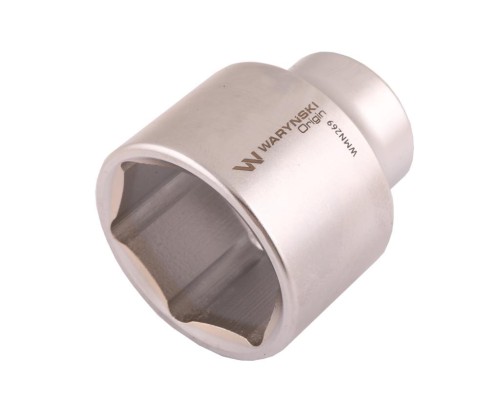 Nasadka sześciokątna 3/4". 55 mm. CrV50BV30. DIN 3124. Waryński-23389