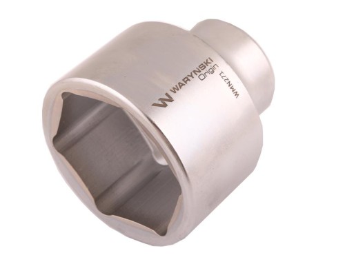 Nasadka sześciokątna 3/4". 60 mm. CrV50BV30. DIN 3124. Waryński-23384