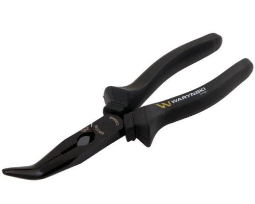Szczypce wydłużone wygięte 200 mm Waryński-18592