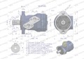 Silnik hydrauliczny orbitalny WMR 80 cm3/obr (140 bar / max.200 bar) Waryński-28690