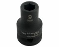 Nasadka udarowa sześciokątna 1/2". 9 mm. CrMo. DIN 3129. Waryński-19101