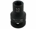 Nasadka udarowa sześciokątna 1/2". 10 mm. CrMo. DIN 3129. Waryński-19262