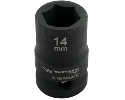 Nasadka udarowa sześciokątna 1/2". 14 mm. CrMo. DIN 3129. Waryński-19275