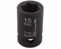 Nasadka udarowa sześciokątna 1/2". 15 mm. CrMo. DIN 3129. Waryński-19282