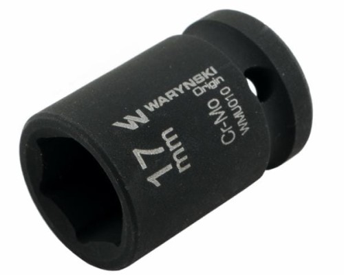 Nasadka udarowa sześciokątna 1/2". 17 mm. CrMo. DIN 3129. Waryński-19287