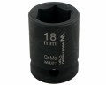 Nasadka udarowa sześciokątna 1/2". 18 mm. CrMo. DIN 3129. Waryński-19294