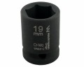 Nasadka udarowa sześciokątna 1/2". 19 mm. CrMo. DIN 3129. Waryński-19298