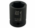 Nasadka udarowa sześciokątna 1/2". 20 mm. CrMo. DIN 3129. Waryński-19299
