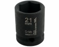 Nasadka udarowa sześciokątna 1/2". 21 mm. CrMo. DIN 3129. Waryński-19303