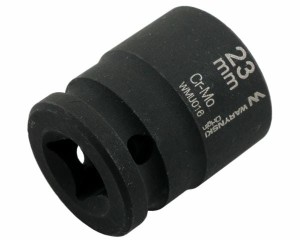 Nasadka udarowa sześciokątna 1/2". 23 mm. CrMo. DIN 3129. Waryński