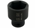 Nasadka udarowa sześciokątna 1/2". 32 mm. CrMo. DIN 3129. Waryński-19148