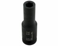 Nasadka udarowa sześciokątna długa 1/2". 10 mm. CrMo. DIN 3129. Waryński-19157