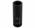 Nasadka udarowa sześciokątna długa 1/2". 19 mm. CrMo. DIN 3129. Waryński-19192