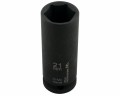 Nasadka udarowa sześciokątna długa 1/2". 21 mm. CrMo. DIN 3129. Waryński-19197