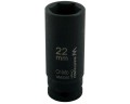 Nasadka udarowa sześciokątna długa 1/2". 22 mm. CrMo. DIN 3129. Waryński-19204