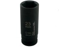 Nasadka udarowa sześciokątna długa 1/2". 23 mm. CrMo. DIN 3129. Waryński-19205